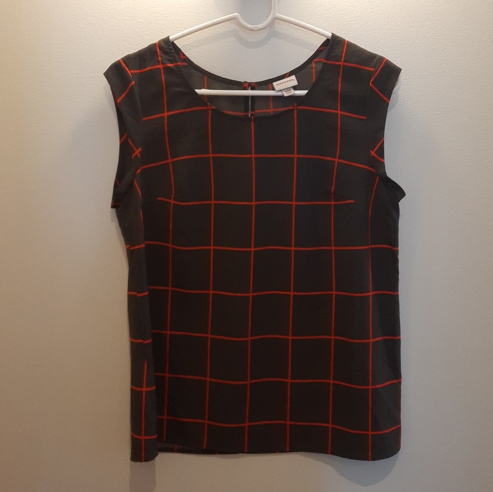 Merona windowpane shell size medium